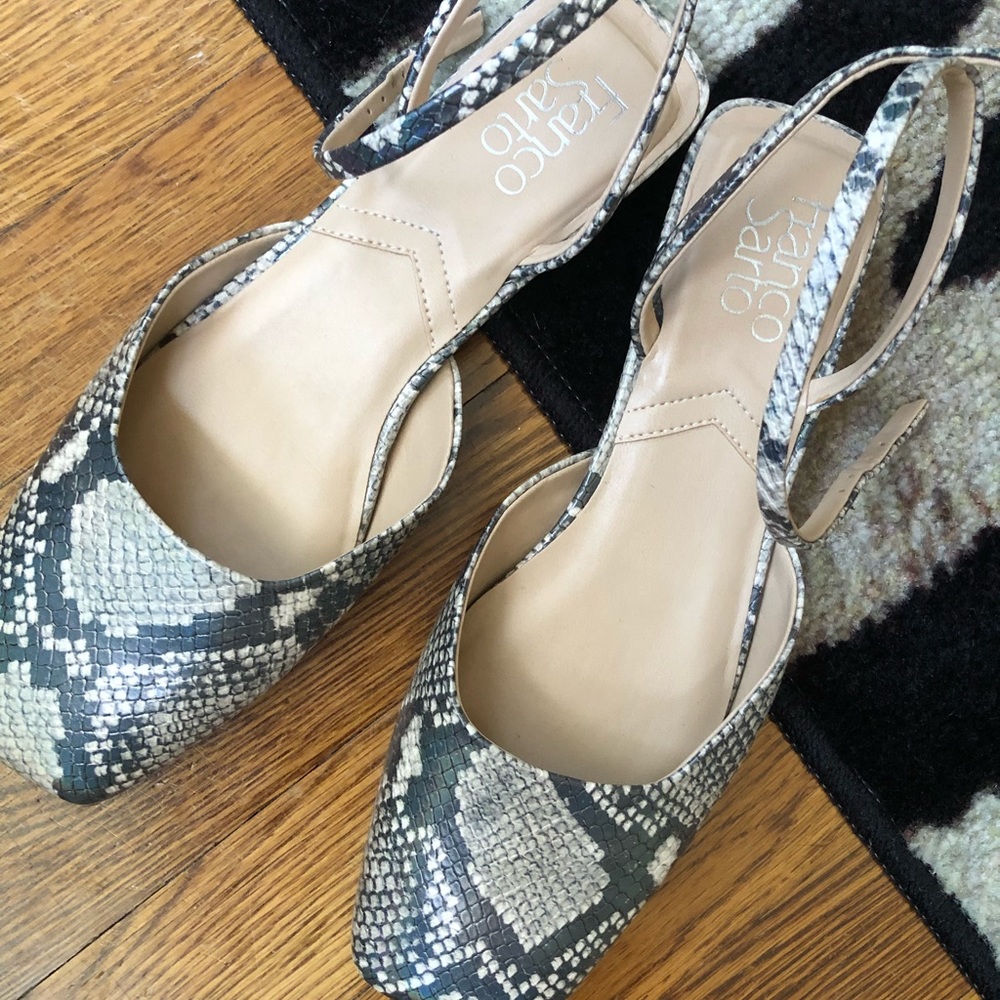 Franco Sarto Jolee Grey Snake